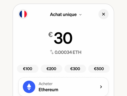 Achat unique
