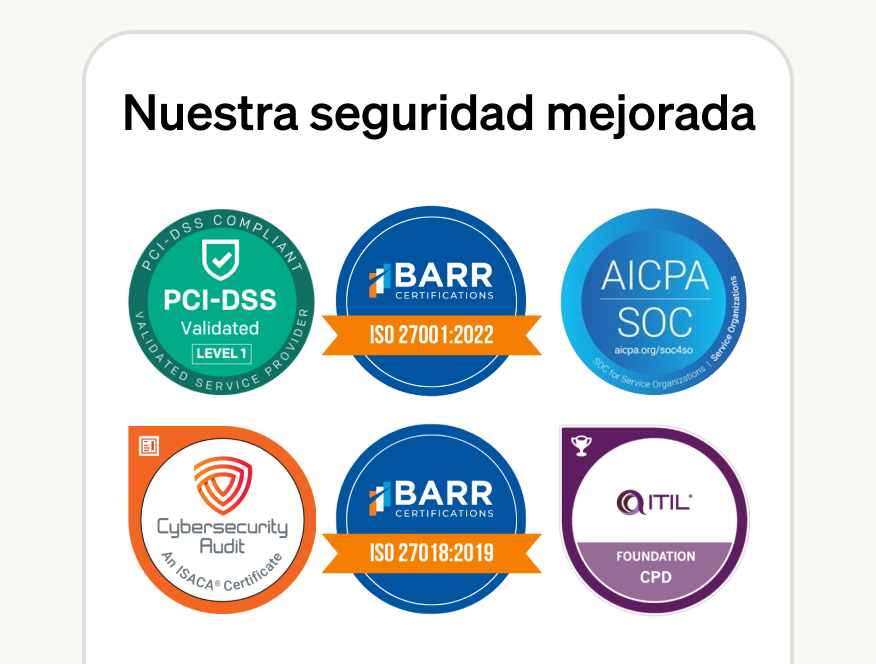 Nuestra seguridad es