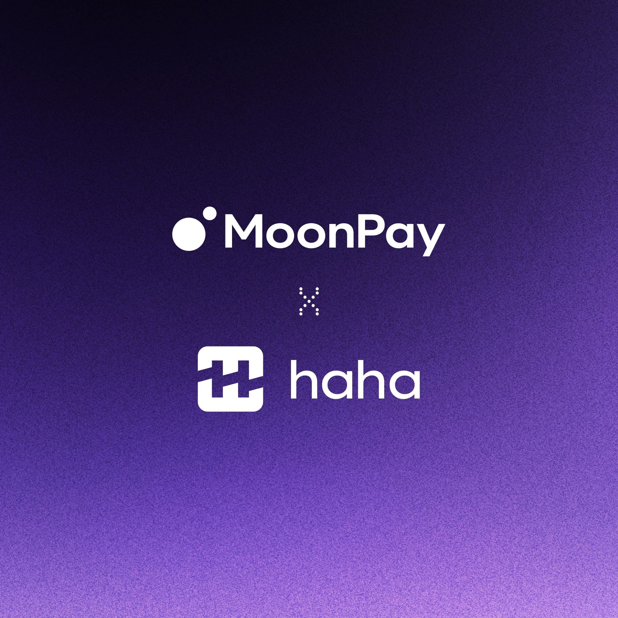 MoonPay partners with HaHa Wallet to power seamless onboarding into the  Monad ecosystem - MoonPay