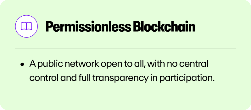 A definition of Permissionless Blockchain