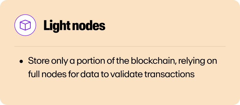 Definition of light nodes