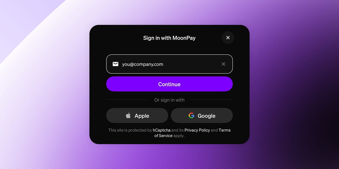 Fiat-to-Crypto Onramp & Offramp API | MoonPay Ramps