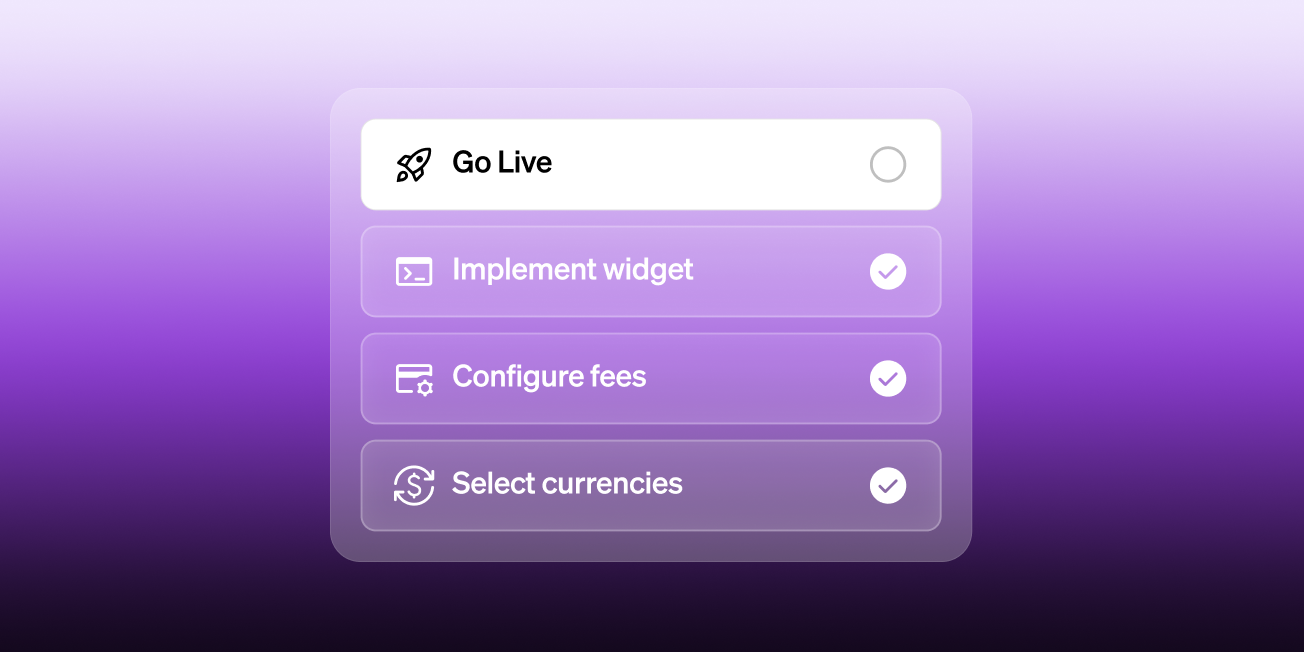 Fiat-to-Crypto Onramp & Offramp API | MoonPay Ramps