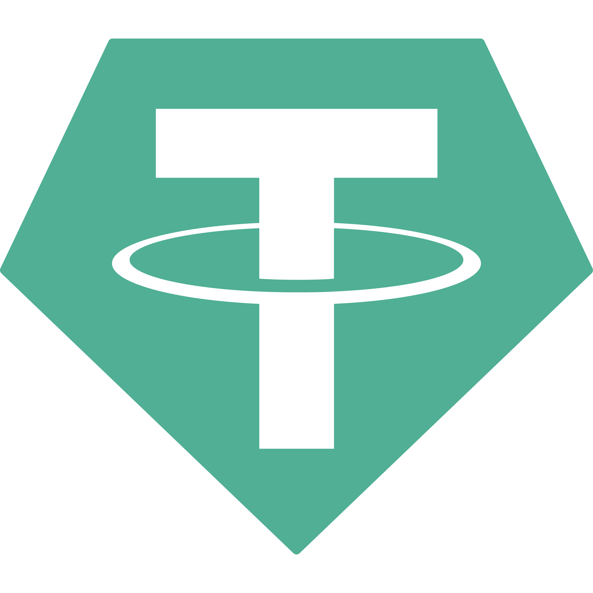 An image of the Tether logo.