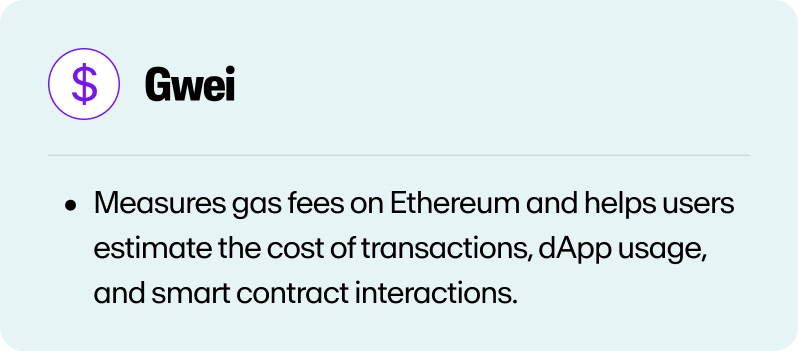 A definition of What is Gwei