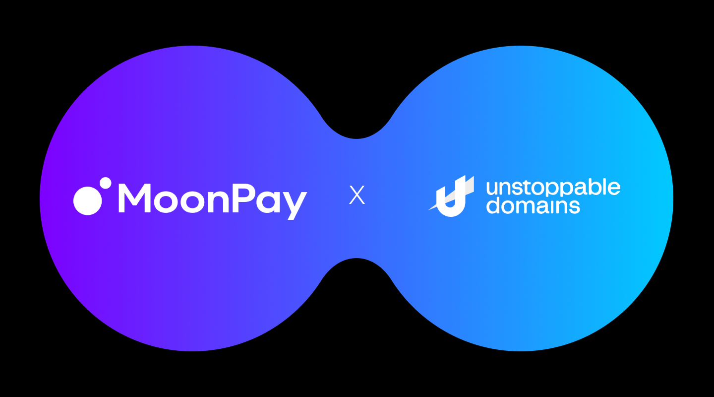 Unstoppable Domains now makes it easier for users to send and receive crypto  - MoonPay